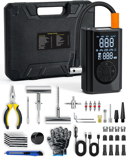 Kit riparazione pneumatici con - kit,