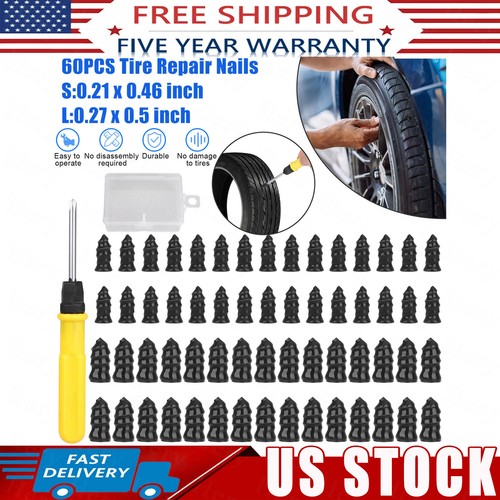 60pcs tire repair rubber nails - repair,